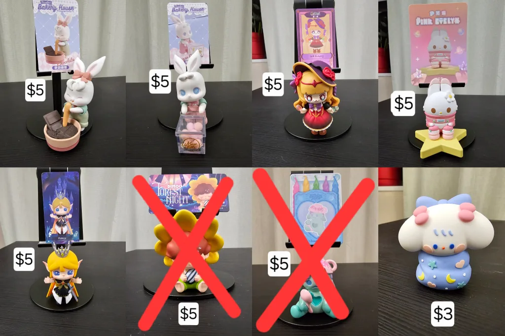 Reduced prices! Extremely low. Cute collectible figures image indicator(9)