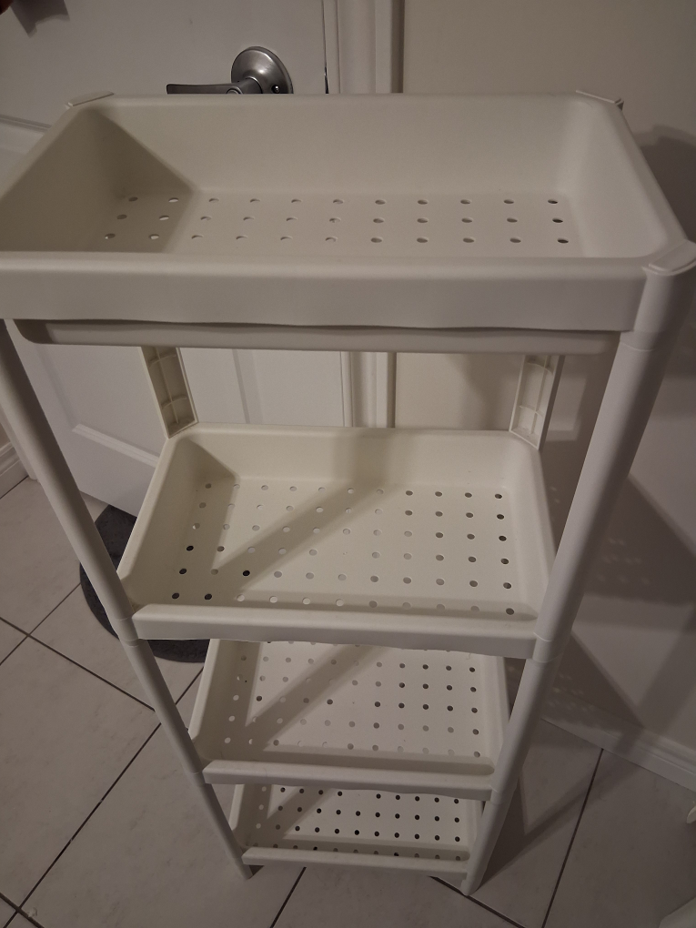 IKEA Vesken White Shelving Unit