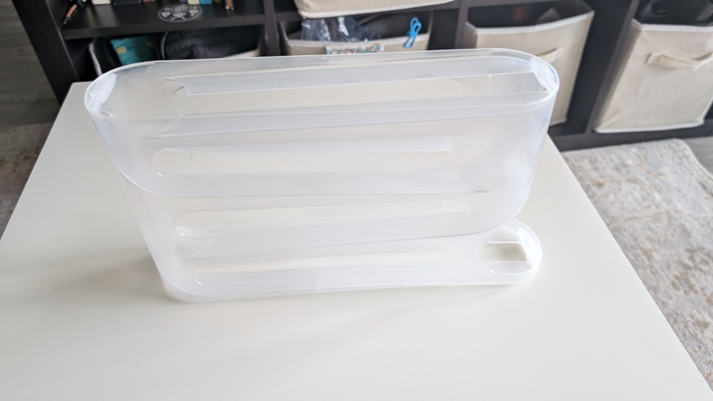 Clear Egg Storage Container and Dispenser for Fridge - photo 3