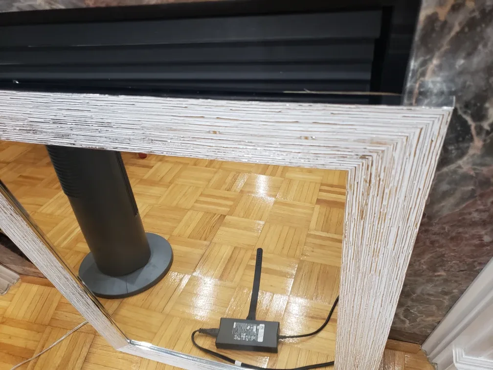 Silver Framed Wall Mirror with bonus gift image indicator(5)