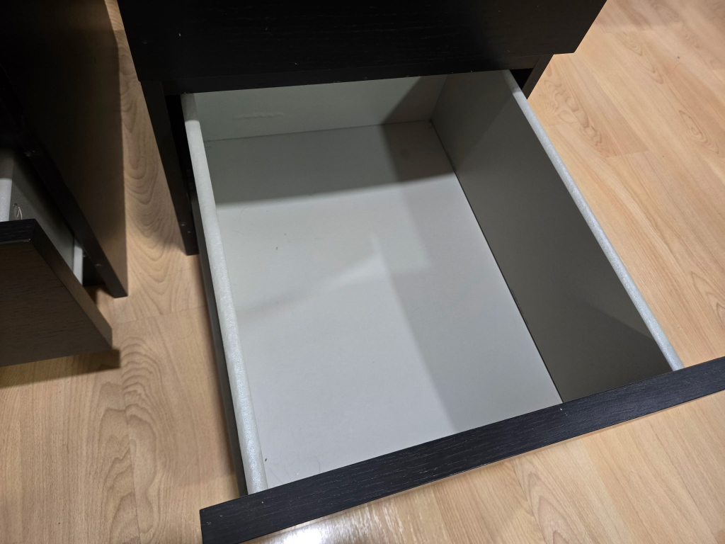 IKEA Malm Black-Brown 2-Drawer Side Tables (Set of 2) - photo 5