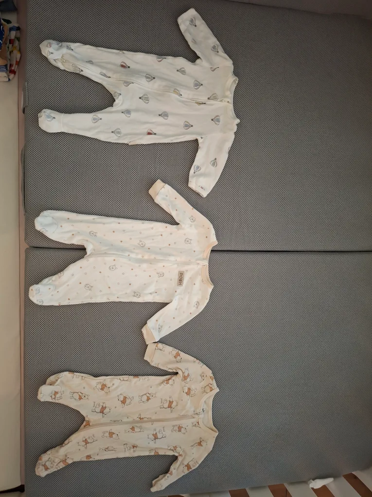 Disney Baby 0M Sleepers - Winnie the Pooh & Balloons