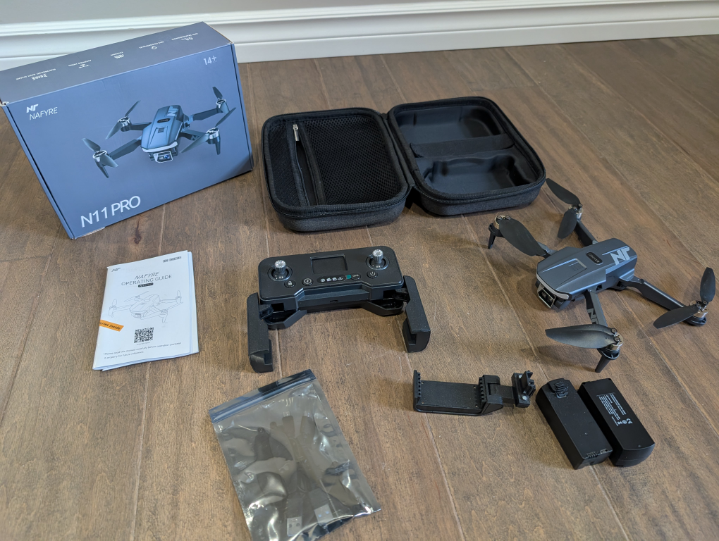 Drone Avec Caméra 4K GPS NAFYRE N11 PRO - 90 Min Vol, Portée 1 Km, Retour Automatique, Suivi, Moteurs Brushless, Pliant Pour Adultes - 12