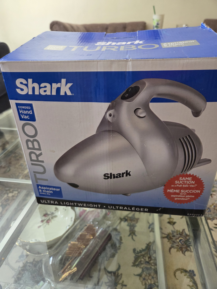 Shark Turbo Corded Hand Vac - Lightweight