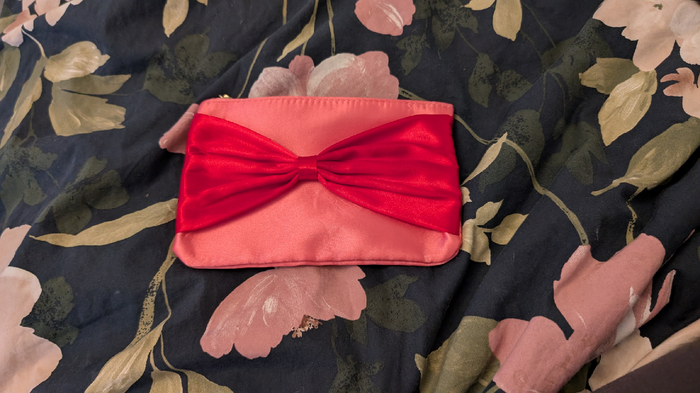 Assali Pouches: Pink Bow, Silver, Black Marble - photo 2