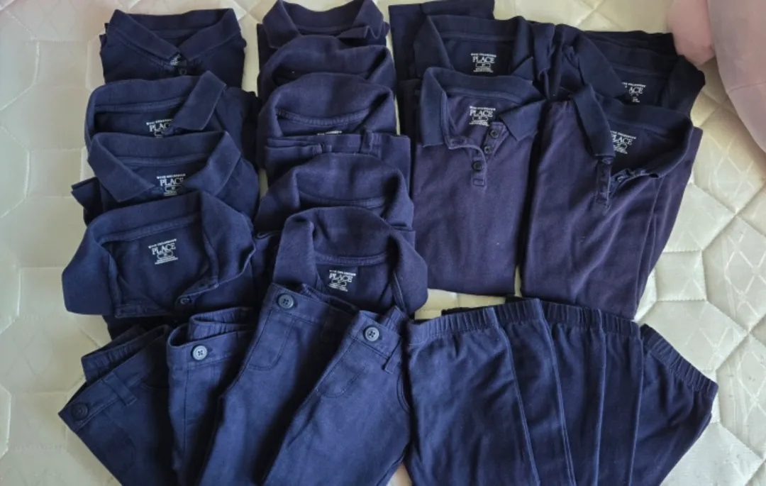 The Children's Place Girl's Uniform Bundle - Navy