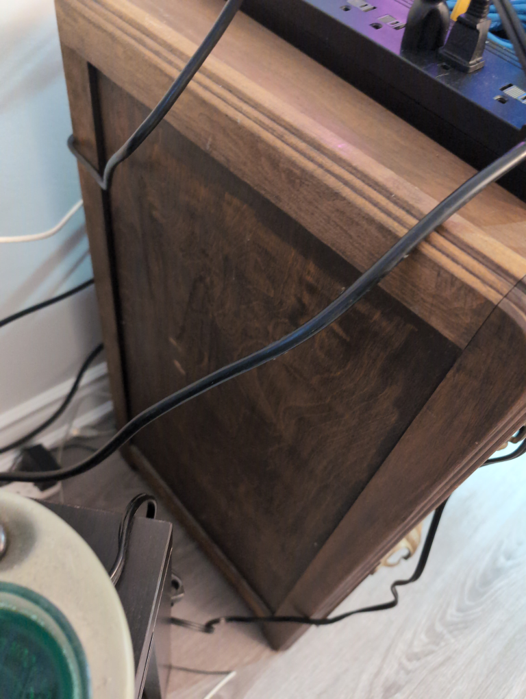 Antique Wooden Vanity Desk - photo 2