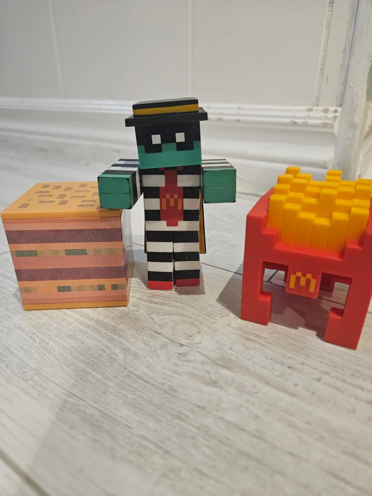 McDonald's Minecraft Happy Meal Toys thumbnail