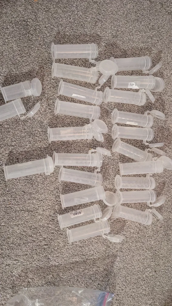 Lot of 20+ Plastic Specimen Collection Containers thumbnail