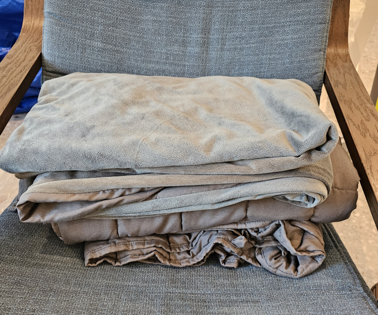 15lb Simplesleep Weighted Blanket & Dual-Sided Cover - photo 4
