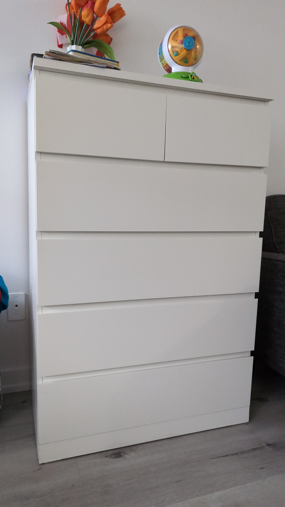 IKEA Malm 6-Drawer Dresser - White