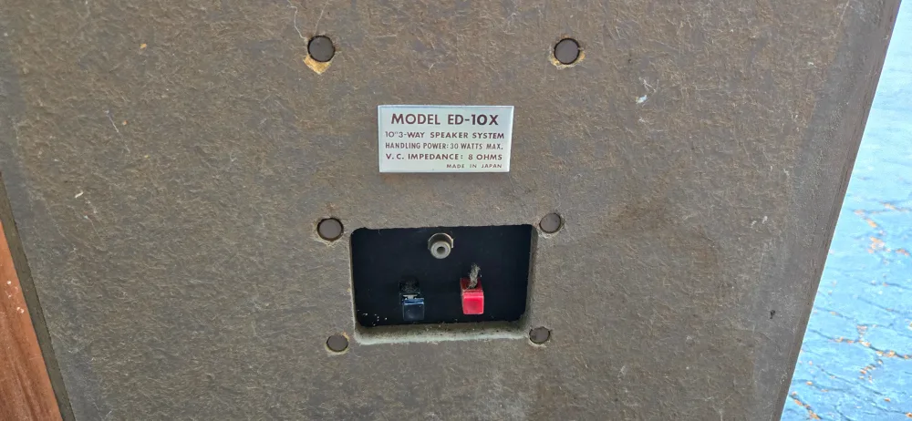 Vintage ED-10X 3-Way Speaker (Pair) image indicator(2)