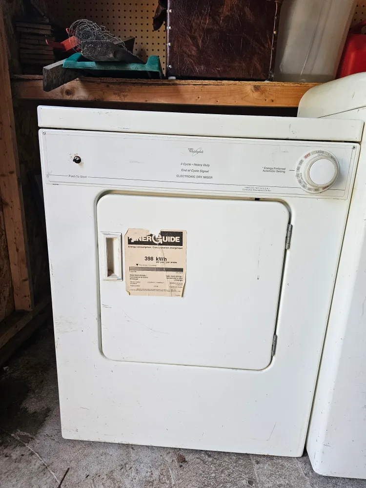 Whirlpool Apartment Size Qasher and 3 Cycle Heavy Duty Dryer image indicator(2)