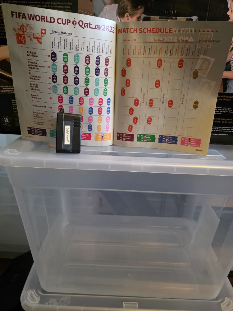 New, Sealed FIFA World Cup 2022 85 cm Foosball Table image indicator(7)