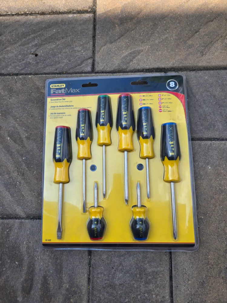 Stanley FatMax 8-Piece Screwdriver Set - NEW thumbnail