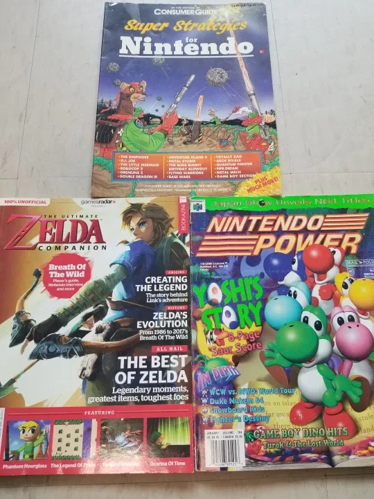 Nintendo Power , Zelda Companion, Strategies Magazine Lot thumbnail