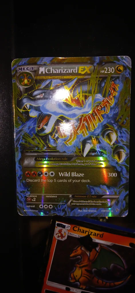 Mega M Charizard EX Pokemon Card image indicator(2)