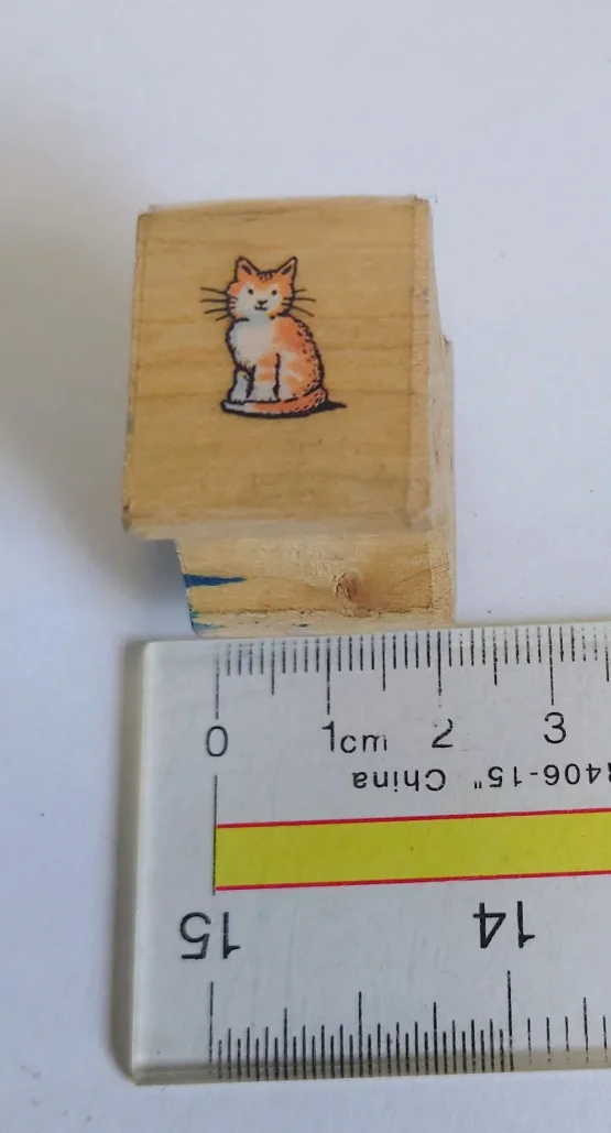 New & Used Halloween Kitty Cat Rubber Stamps image indicator(6)