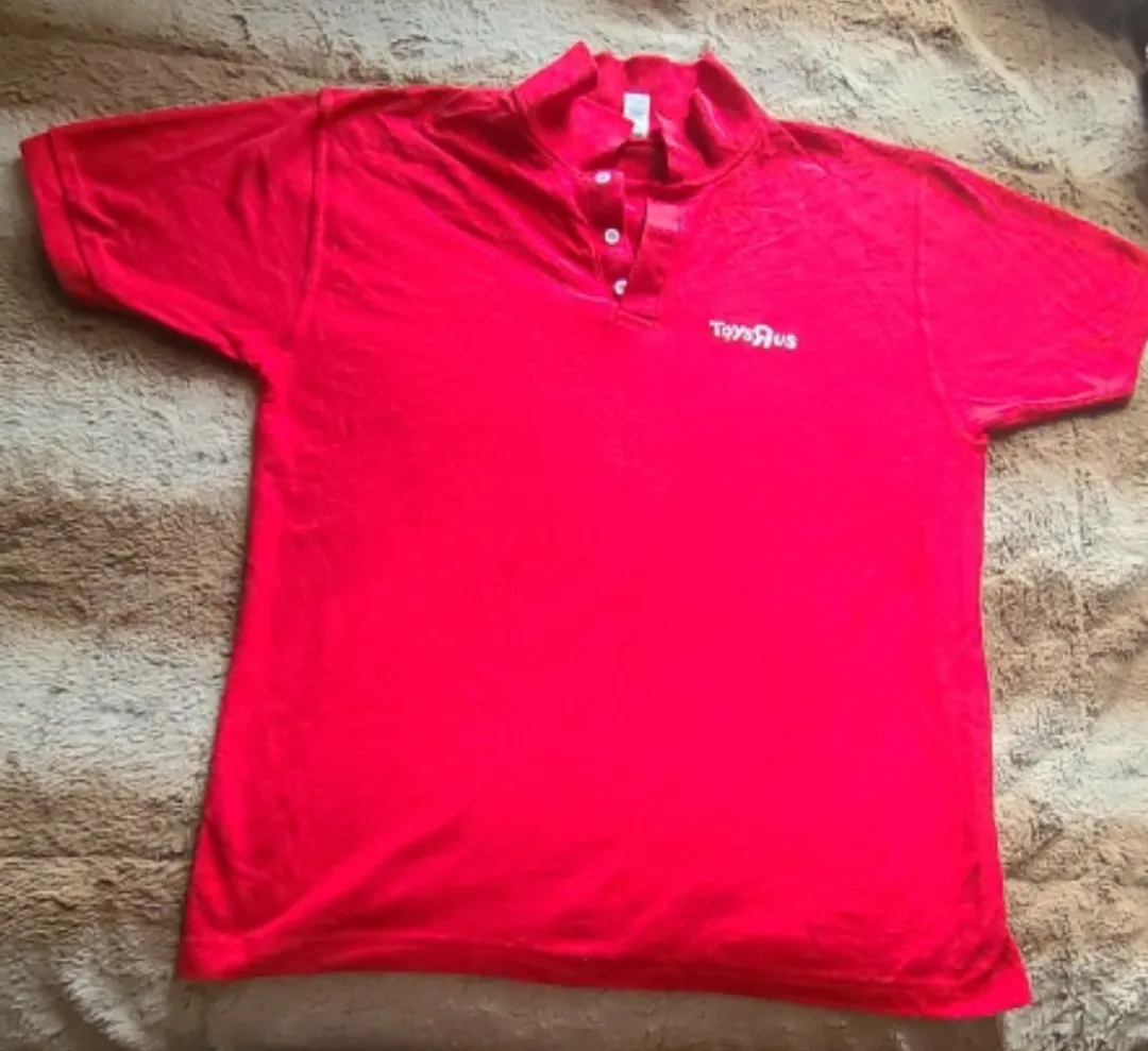 Unisex Toys R Us Red Polo Shirt - Size L 🧡 image indicator(2)