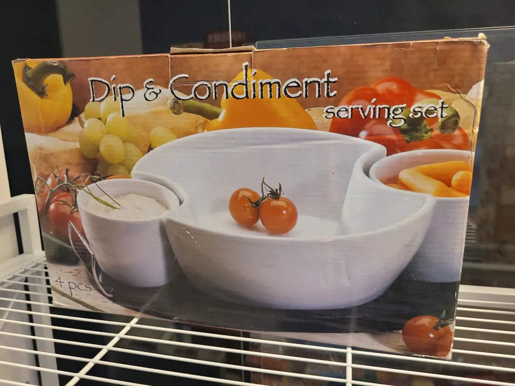 Dip & Condiment Serving Set - New in Box thumbnail