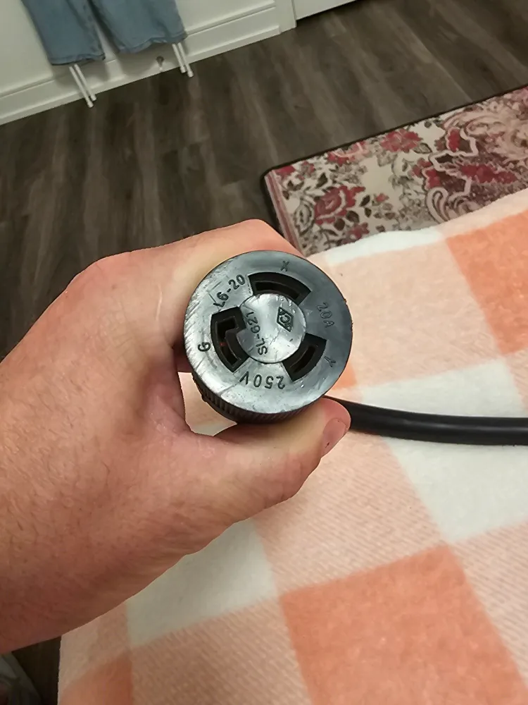 6ft Dryer Cord NEMA 10-30P to 5-15R image indicator(2)