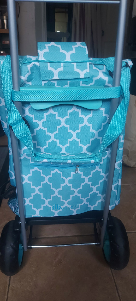 Folding Trolley Dolly - Aqua Pattern (Cash only) - photo 2