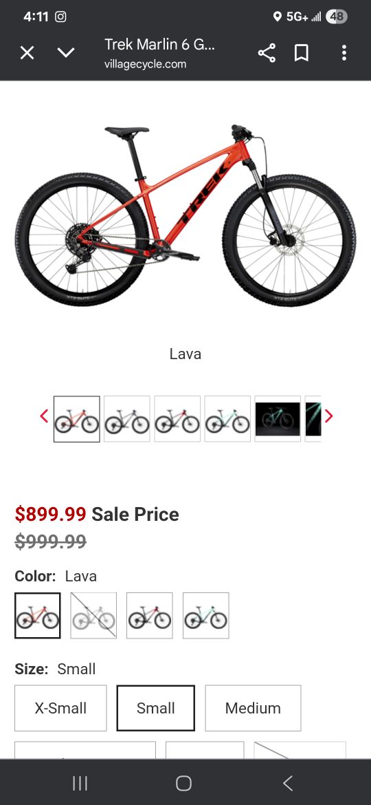 New! Trek MARLIN 6 Mountain Bike - photo 2