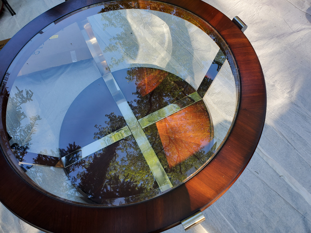 Round Glass Top Coffee Table - photo 3