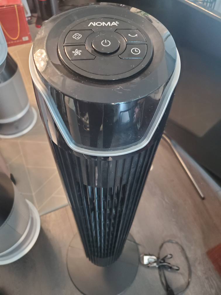 NOMA Tower Fan - Black