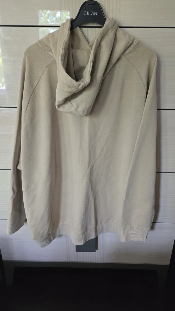 Oversized Womens Beige Hoodie image indicator(2)