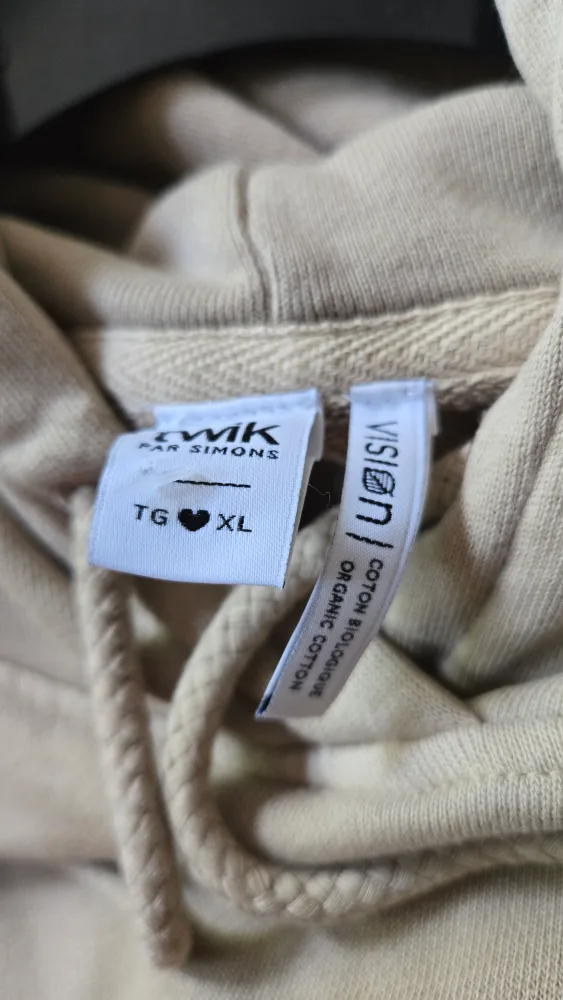 Oversized Womens Beige Hoodie image indicator(3)