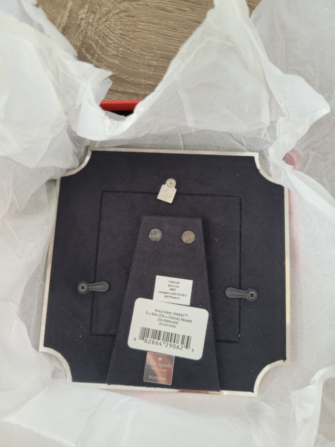 (Lenox) Kate Spade Sullivan Street 2x3" Frame - New in Box! - photo 5