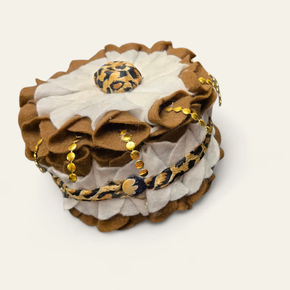 Decorative Round Trinket Box image indicator(3)