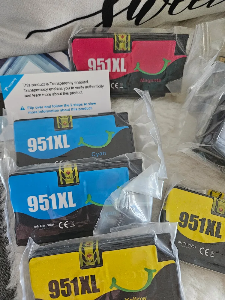 HP 950XL Black & 951 Yellow Ink Cartridges image indicator(7)