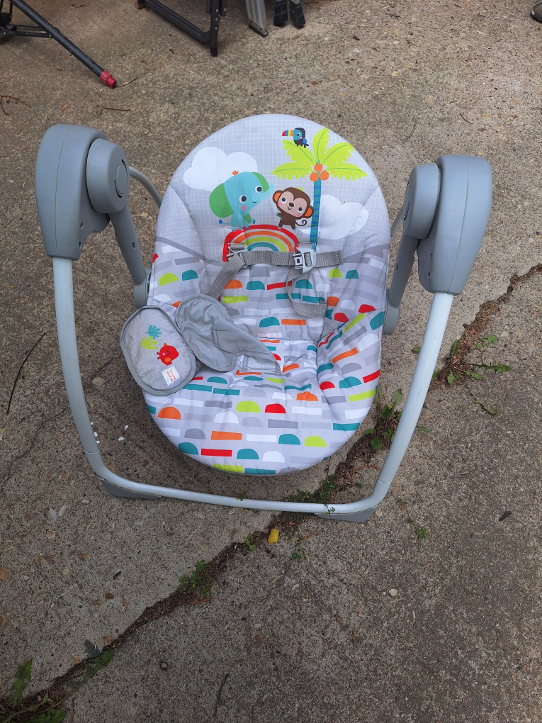 Bright Starts Playful Paradise Portable Swing
