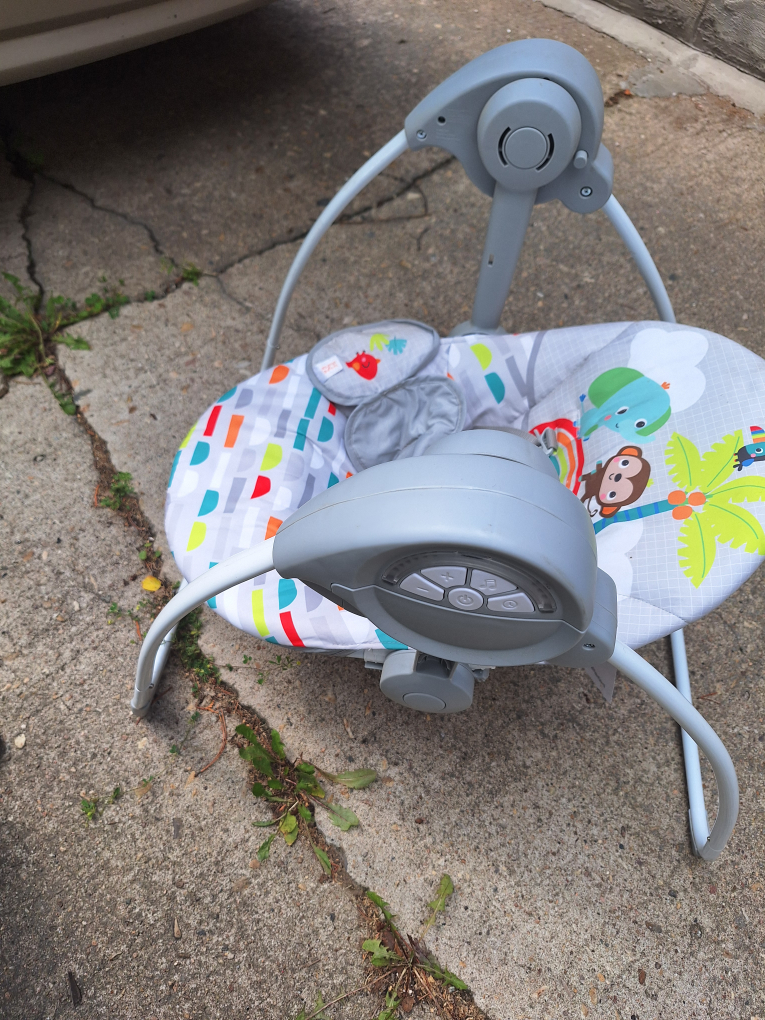 Bright Starts Playful Paradise Portable Swing - photo 2