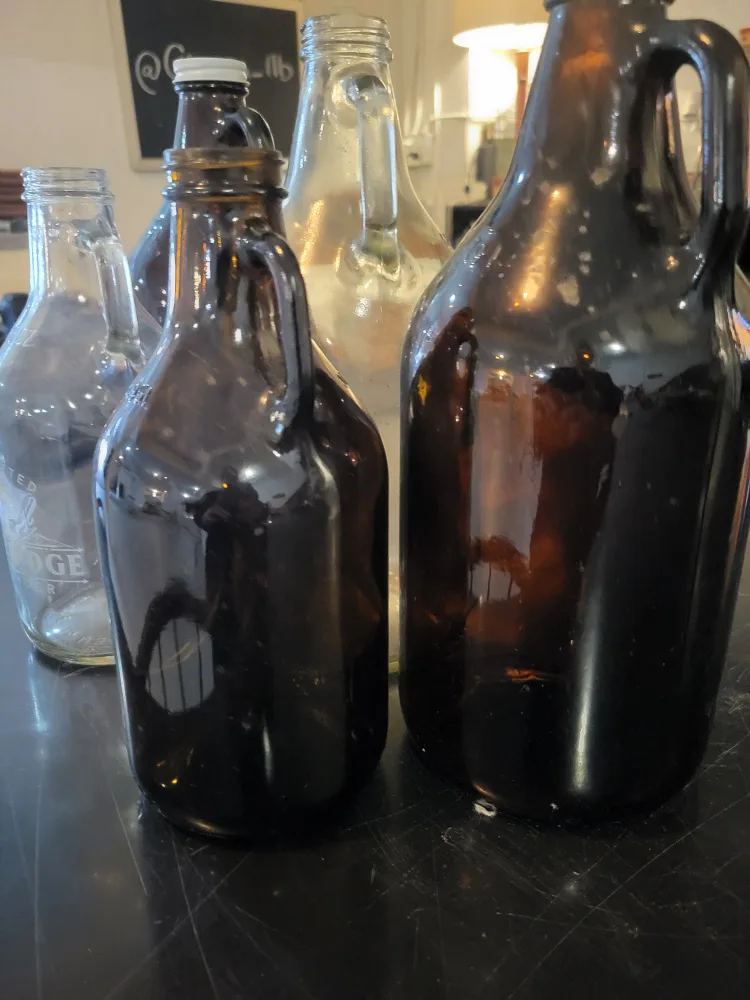 Glass Growlers - 5 Assorted Sizes & Styles image indicator(2)