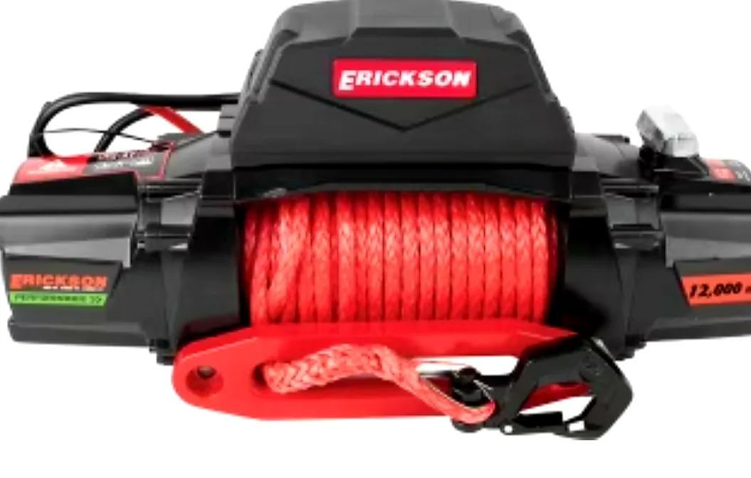 ERICKSON 12,000 lb 12V DC Winch with Synthetic Rope thumbnail