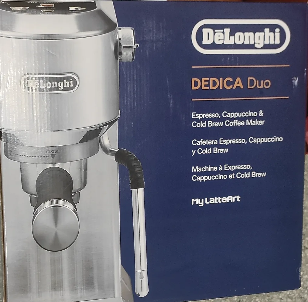 DeLonghi Dedica Duo Espresso, Cappuccino & Cold Brew Maker thumbnail