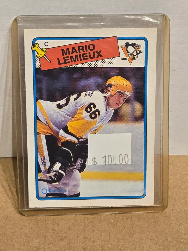Mario Lemieux Pittsburgh Penguins Hockey Card thumbnail
