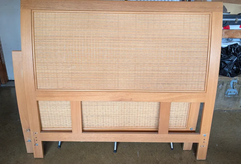 PIER 1 IMPORTS Headboard & Footboards set Double/Full size bed image indicator(3)