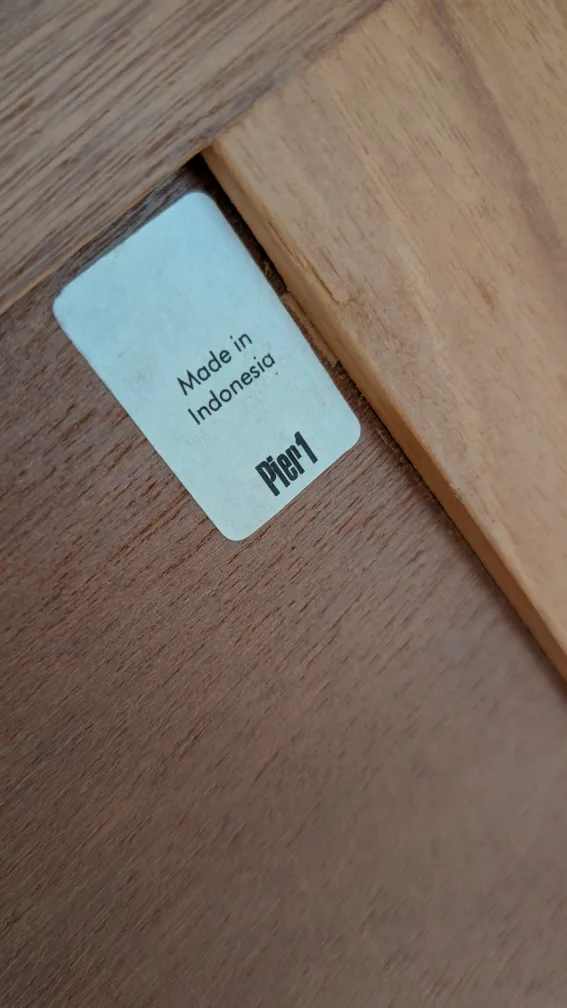 PIER 1 IMPORTS Headboard & Footboards set Double/Full size bed image indicator(4)