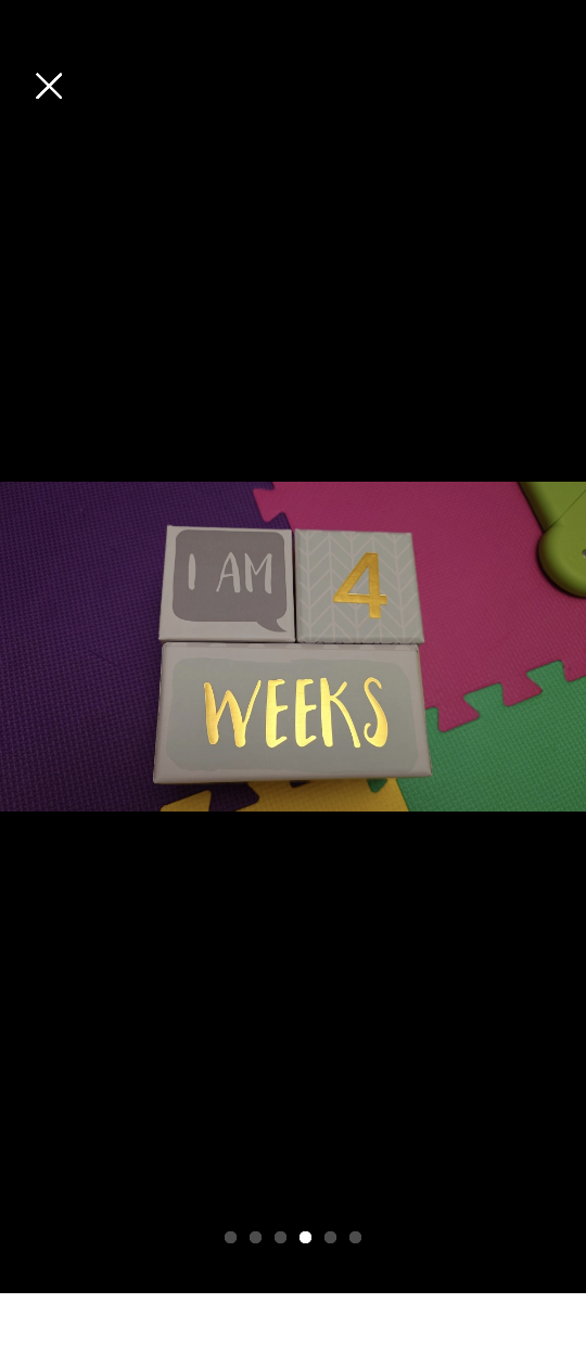 FREE Baby Aspen My First Milestone Blocks - photo 4