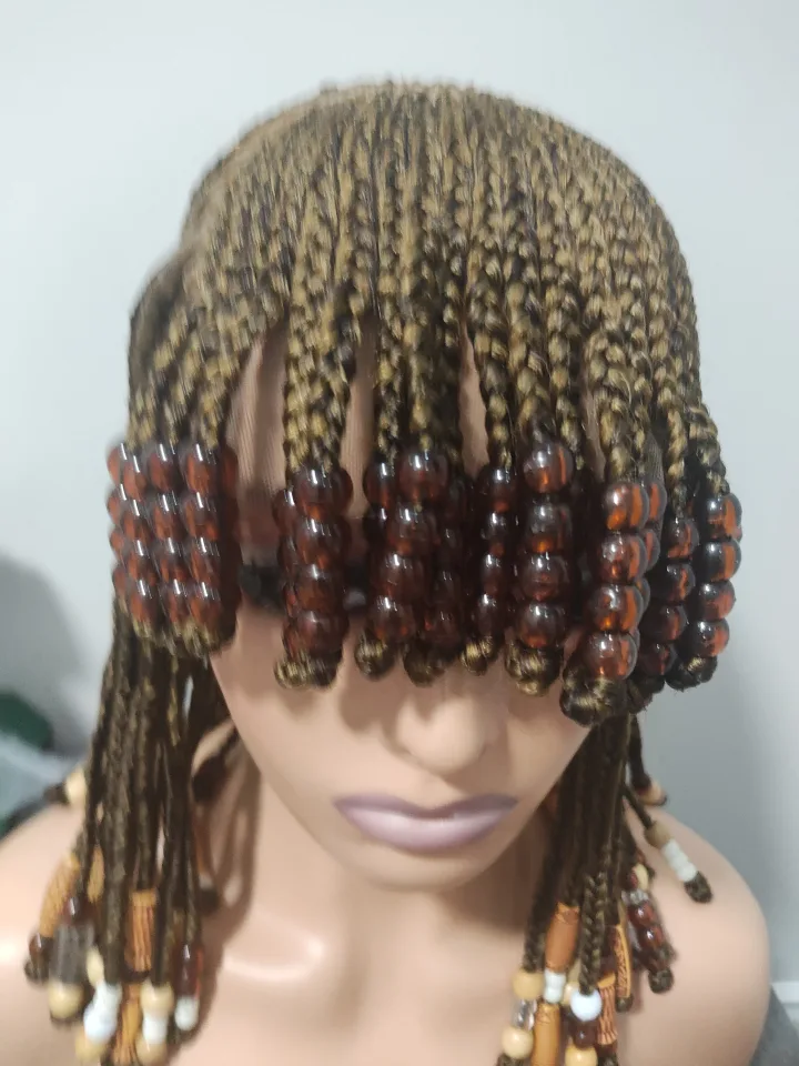 Braided wig with beads image indicator(8)