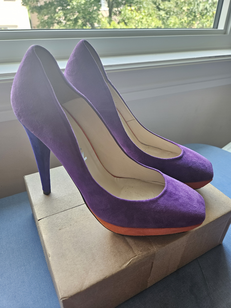 By Larin block colour platform heels - photo 2