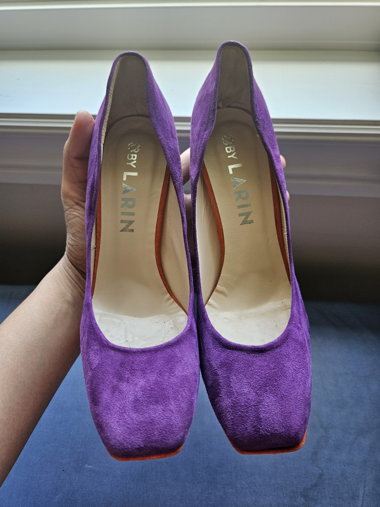 By Larin block colour platform heels - photo 3