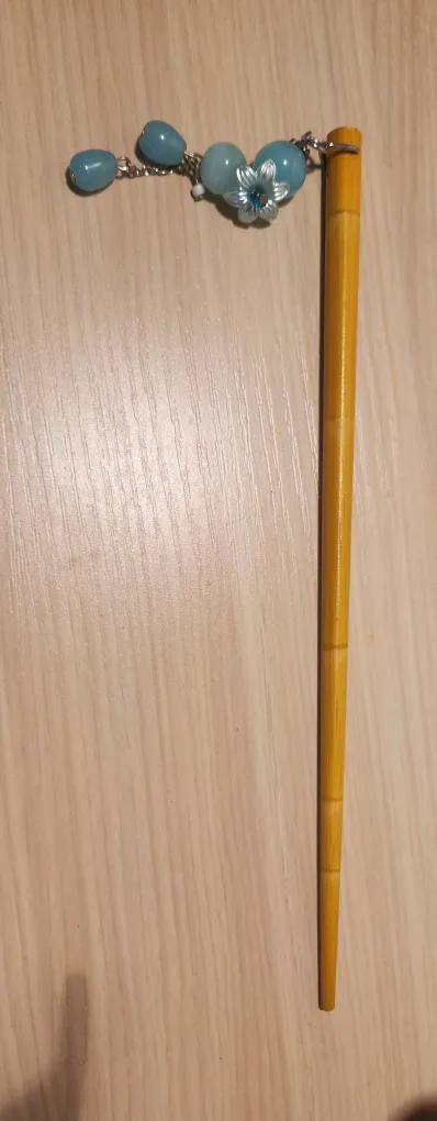 Hair Sticks with Turquoise Beads image indicator(3)