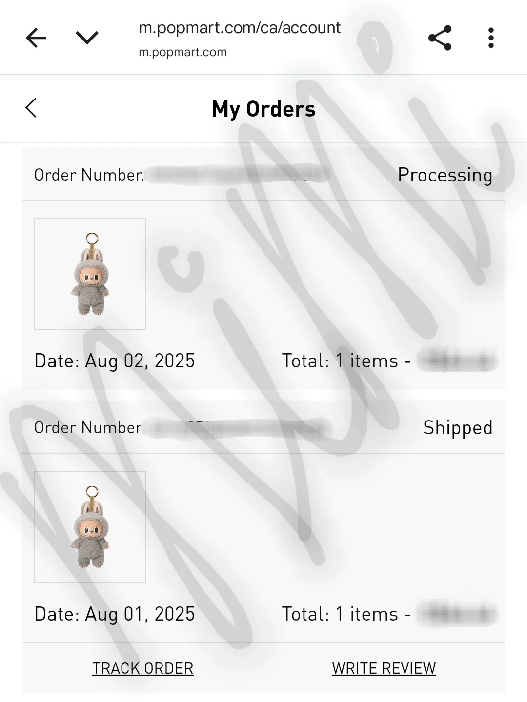 Pop Mart Labubu MAC sesame (Trade) thumbnail