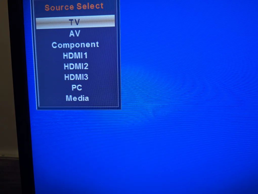 40 inch LED flat screen TV with wall mount and stand image indicator(5)