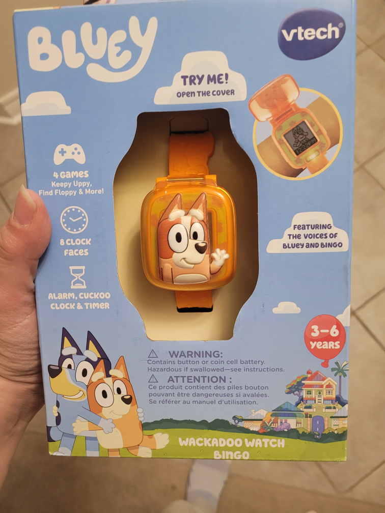 New VTech Bluey Wackadoo Watch Bingo